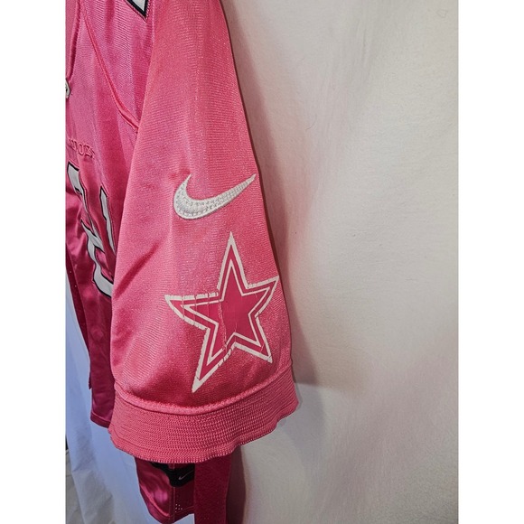 Dallas Cowboys Jersey Pink Ezekiel Elliott #21 NFL Nike Womens LG - Picture 5 of 5